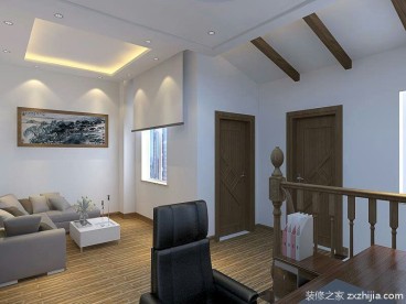 落霞苑第一社区49栋简欧客厅效果图