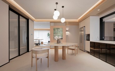江樾云著宜家餐厅效果图