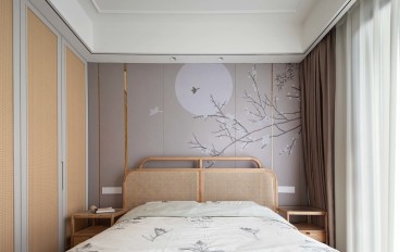 城投·四新之光时尚混搭卧室效果图