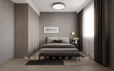 现代简约卧室效果图