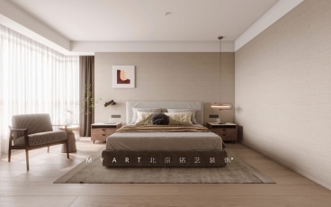 现代简约卧室效果图