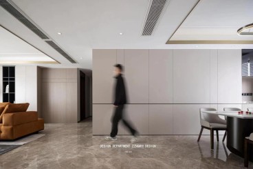 海语天下现代轻奢餐厅效果图