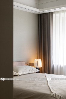 雅戈尔江上花园北欧卧室效果图