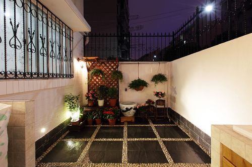 田园阳台装修效果图