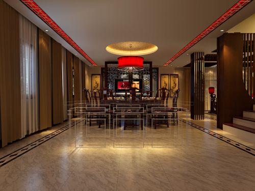 中式餐厅效果图