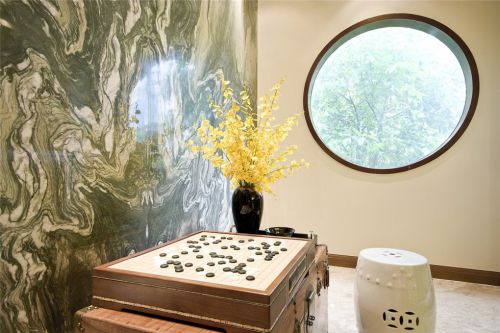 新中式悠闲下棋室装修