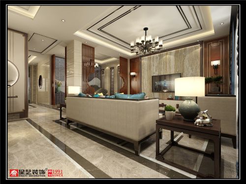 中铁碧桂园度假别墅装修，新中式风格设计分享！