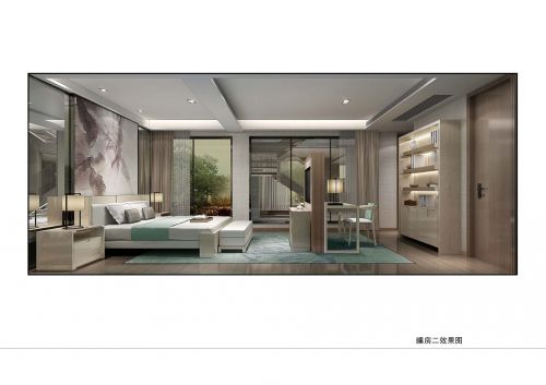 九华山涵月楼2室2厅150平米中式风格