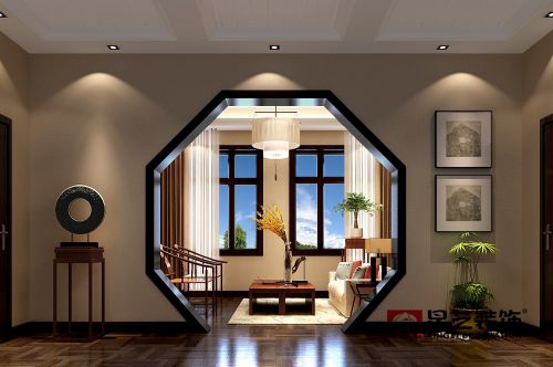 中铁生态城别墅新中式设计，追求宁静淡雅的生活梦想！