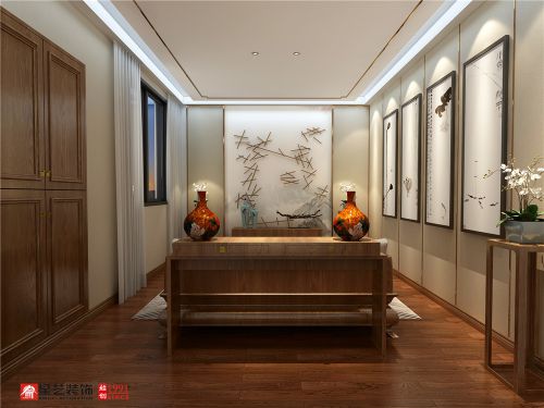 贵阳碧桂园双屏别墅装修，270平给你一种新中式风格味道！