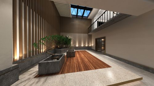 赤峰新中式家装——中天御园别墅设计