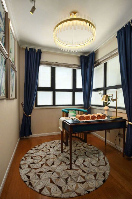 新中式样板房，以翡翠色的艳与润，烘托空间的品质与高雅