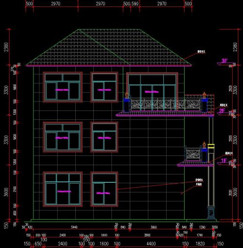 廣西容縣自建房建築設計