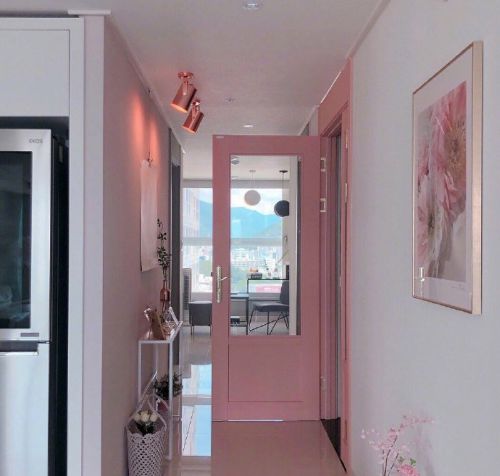 元泰广场粉色的开放式厨房太美好了​​​​