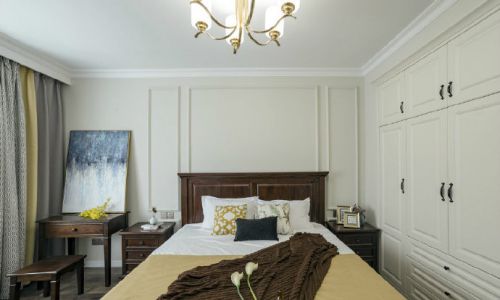 现代美式风格三居室装修设计，优雅温馨的舒适感油然而生!