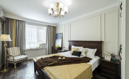 现代美式风格三居室装修设计，优雅温馨的舒适感油然而生!