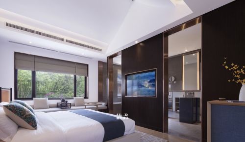新中式酒店装修设计效果图