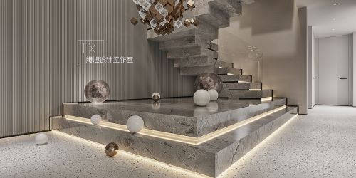 上海圣安德鲁斯庄园现代轻奢风私宅设计案例设计师腾旭