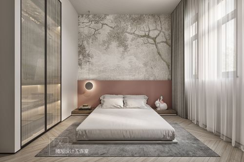 上海圣安德鲁斯庄园现代轻奢风私宅设计案例设计师腾旭